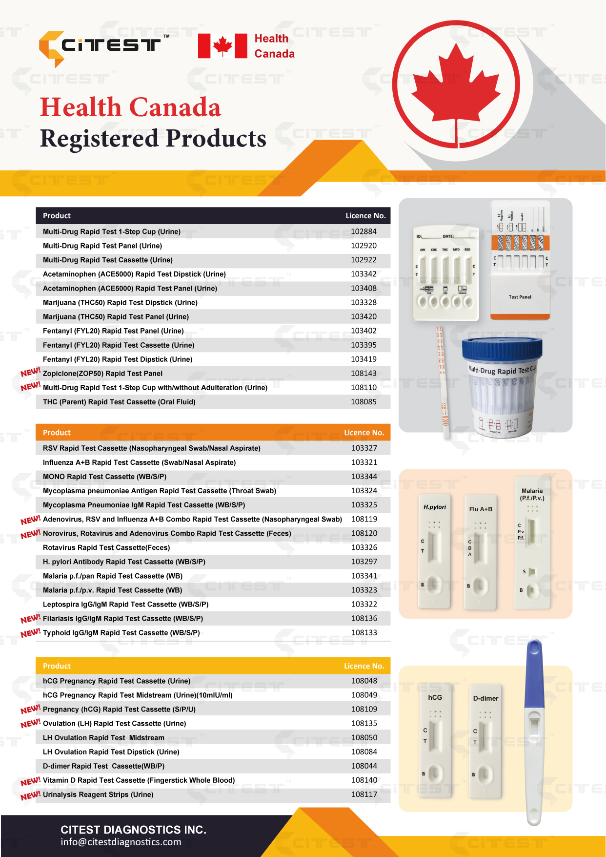CITEST Health Canada Registered Products.jpg